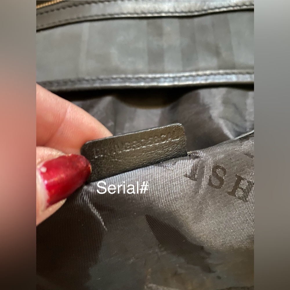 BURBERRY Black Check Messenger Bag w/LOGO Strapping/italian made🎁EUC - Picture 10 of 13